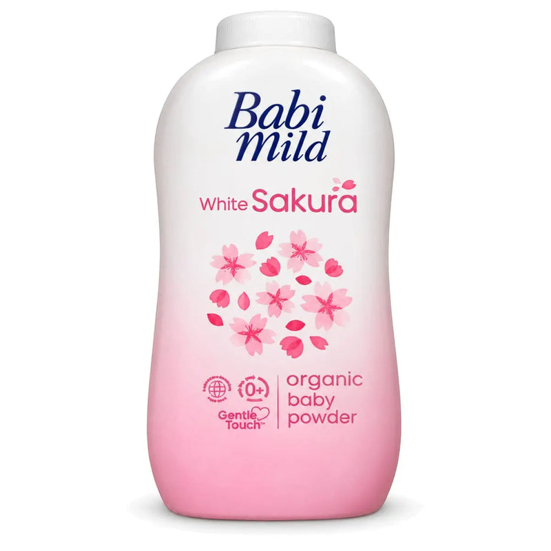 Babi Mild White Sakura Organic Baby Powder