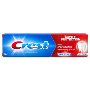 Crest Cavity Protection Salt Power Icy Fresh Toothpaste 125ml