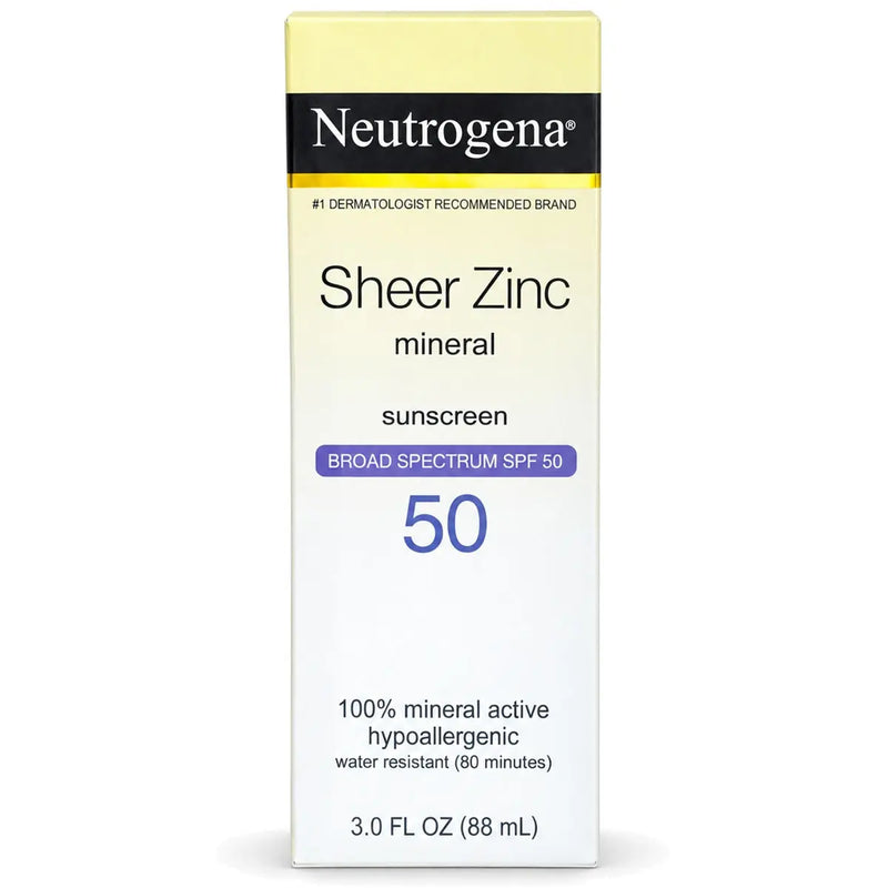 Neutrogena Sheer Zinc Dry-Touch Mineral Sunscreen SPF 50 88ml