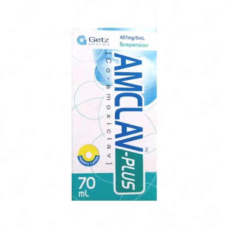 Amclav Plus Syrup 457mg/5ml 70ml