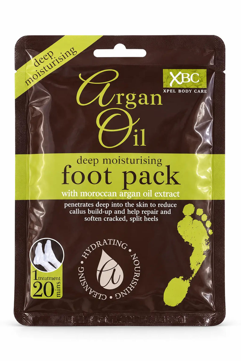 XBC Xpel Body Care Argan Oil Deep Moisturising Foot Pack