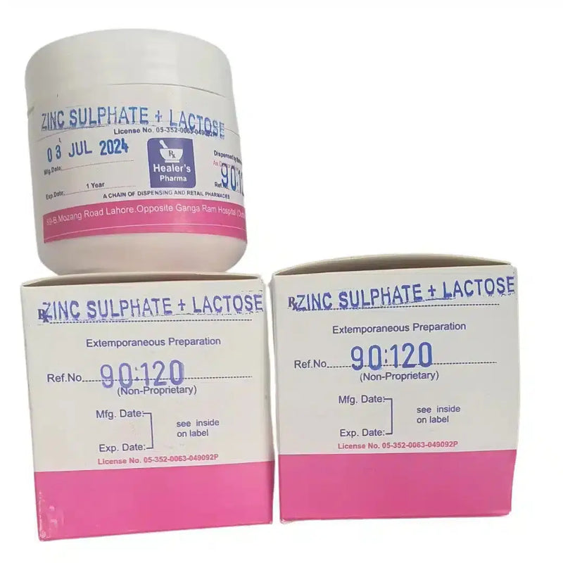 Healers Pharma Zinc Sulphate Capsules — Hair, Skin & Nails