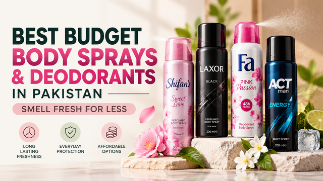 Best Budget Body Sprays & Deodorants in Pakistan: Smell Fresh for Less