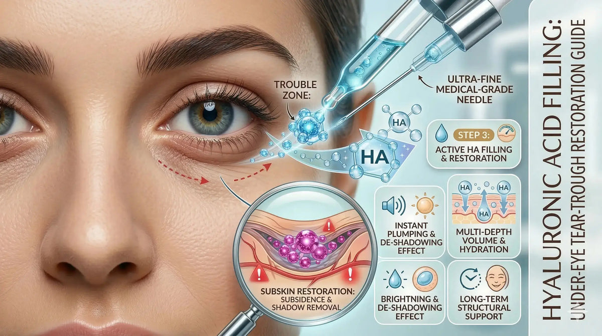 How to Effectively Fill Dark Circles with Hyaluronic Acid