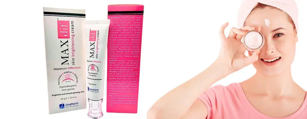 Maxdif Skin Brightening Cream: A Dermatologist's Perspective on Skin Lightening Claims