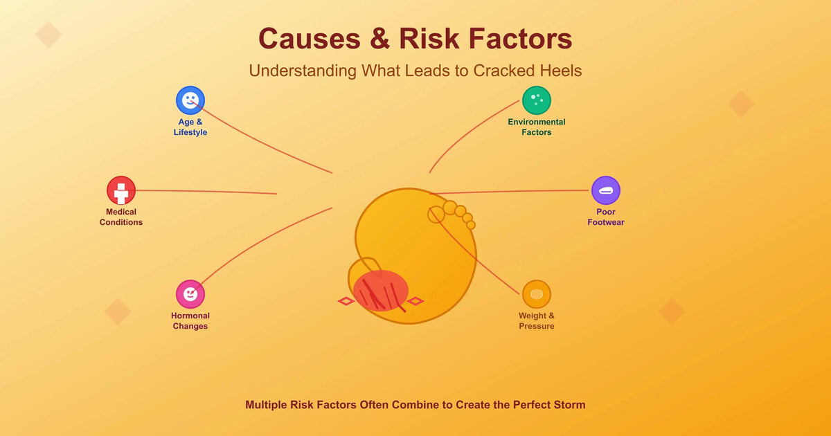 Cracked Heels: Causes, Risk Factors, and Prevention Guide