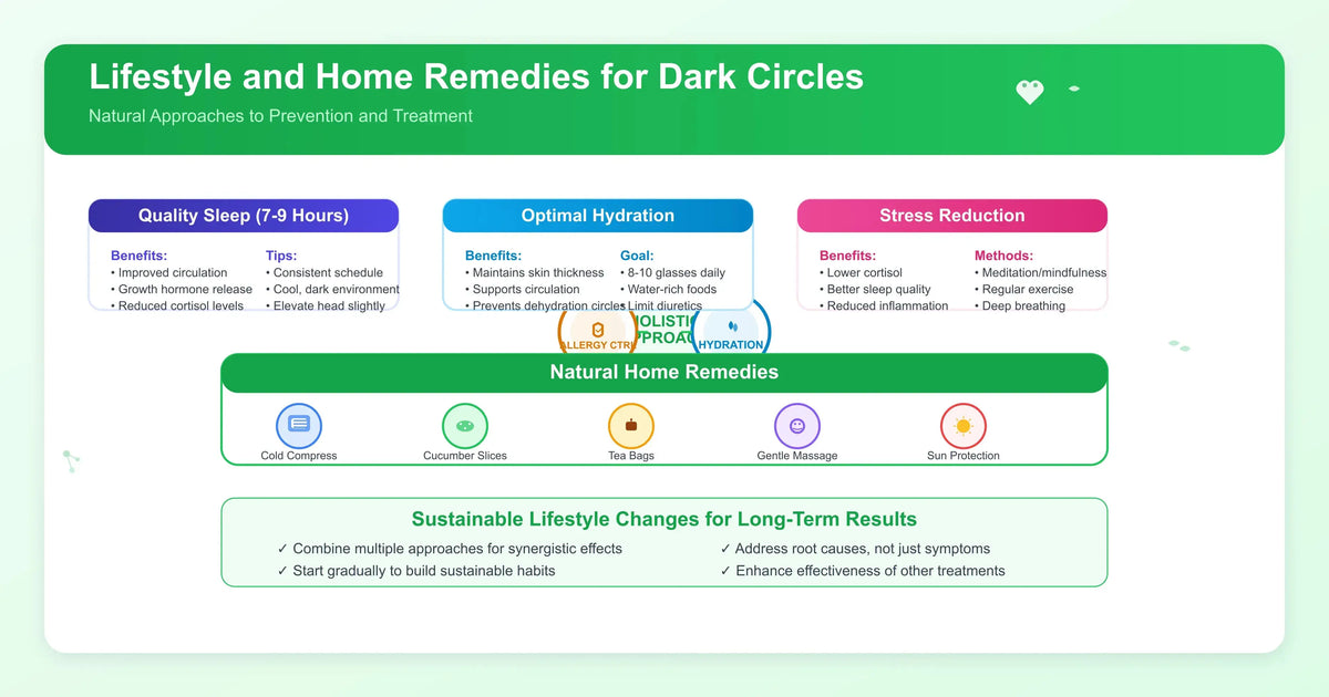 Naturally Banish Dark Circles: Your Guide to Home Remedies & Lifestyle Fixes