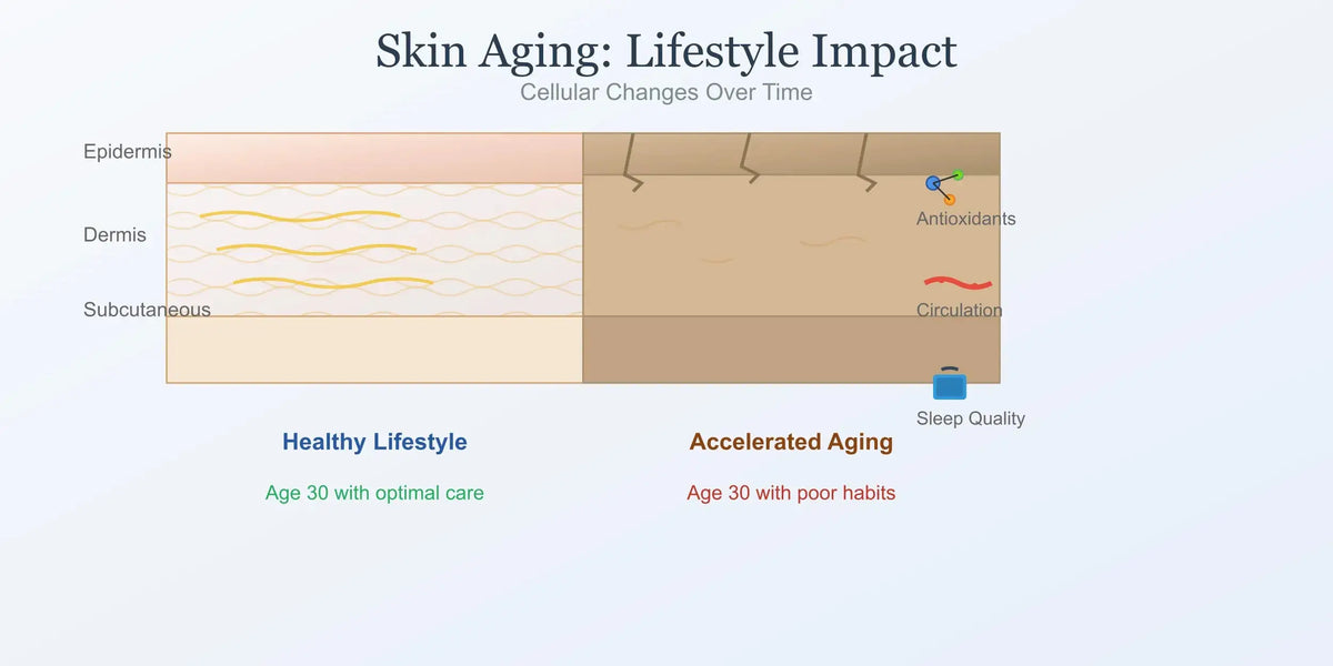 How Diet, Exercise, and Habits Impact Skin Aging And Lifestyle