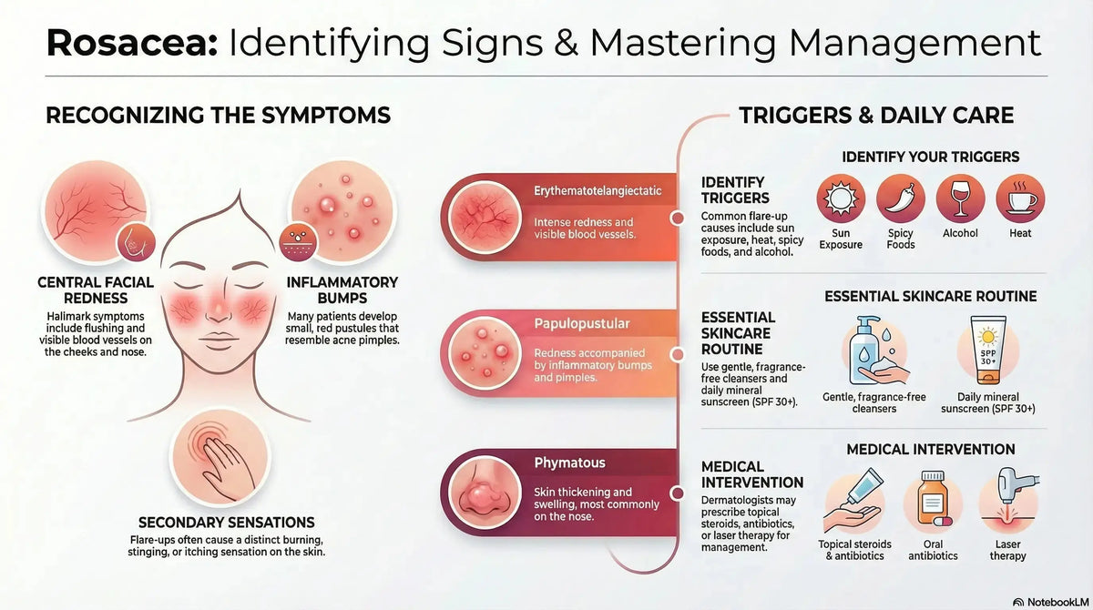 Symptoms of Rosacea: A Complete Guide to Signs and Management