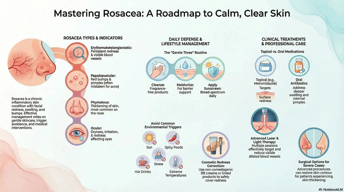 Effective Rosacea Skin Care Tips: Diagnosis, Treatment & Management