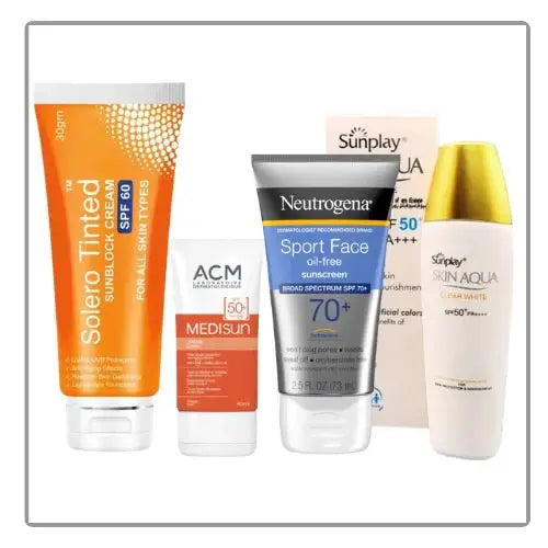 Sunblock and SPF sunscreen for face and body in Pakistan | Derma.pk
