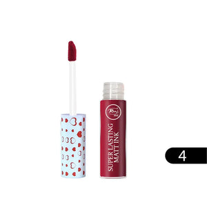 Rivaj Super Lasting Matte Ink Lip Gloss Shade 4 deep berry-wine matte lip colour tube – Derma.pk Pakistan