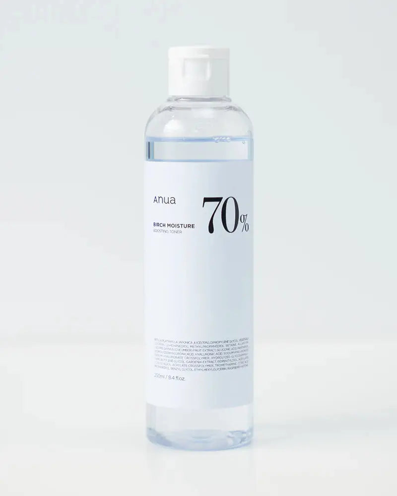 Anua Birch 70% Moisture Boosting Toner 250ml – front of packaging