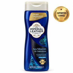 Imperial Leather For Men Hydrate Sea Minerals & Oakmoss 2-in-1 Hair & Body Wash 500ml