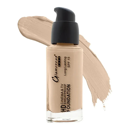 Glamorous Face HD Liquid Foundation 01A Ivory | derma.pk