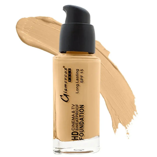 Glamorous Face HD Liquid Foundation 02A Beige | derma.pk
