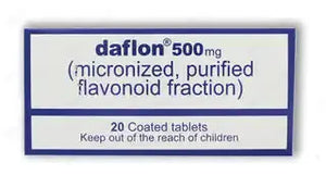 Daflon 500mg Tablets – Diosmin & Hesperidin for Piles and Venous Disorders