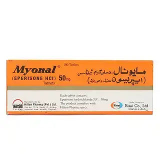 Myonal Tablets 50mg – Muscle Relaxant for Spasms