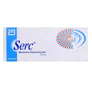 Serc Tablets 8mg – Effective Treatment for Vertigo and Ménière’s Disease