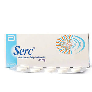 Serc Tablets 24mg – Betahistine for Vertigo & Ménière's Disease Relief