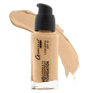 Glamorous Face HD Liquid Foundation 03A Tan Beige | derma.pk