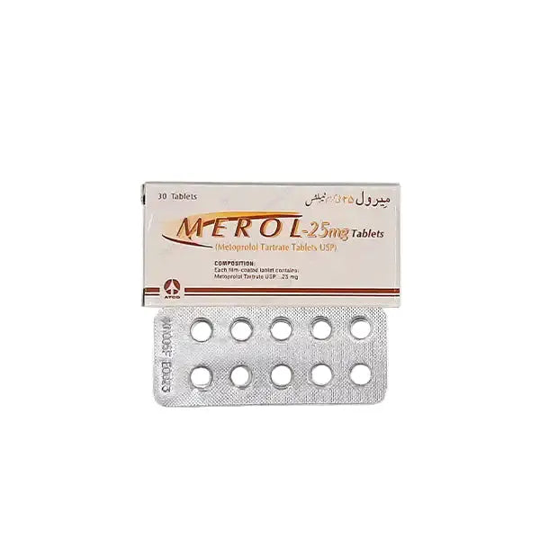 Metrol 25mg Tablets 