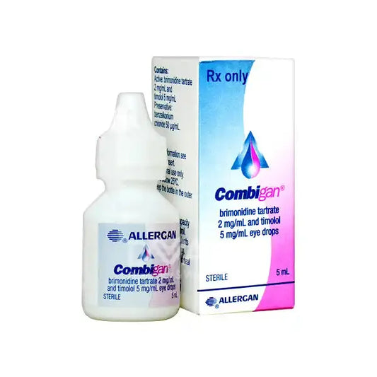 Combigan Eye Drops 5ml – Brimonidine & Timolol for Glaucoma Treatment – Available in Pakistan