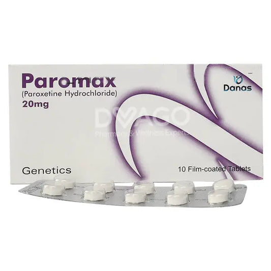 Paromax 20mg Tablets – Paroxetine HCl SSRI Antidepressant (Rx) – Available in Pakistan