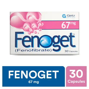 Fenoget Capsules 67mg – Cholesterol Control with Fenofibrate