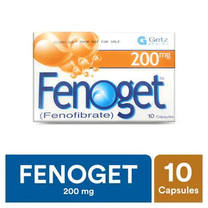 Fenoget Capsules 200mg – Effective Cholesterol Control with Fenofibrate