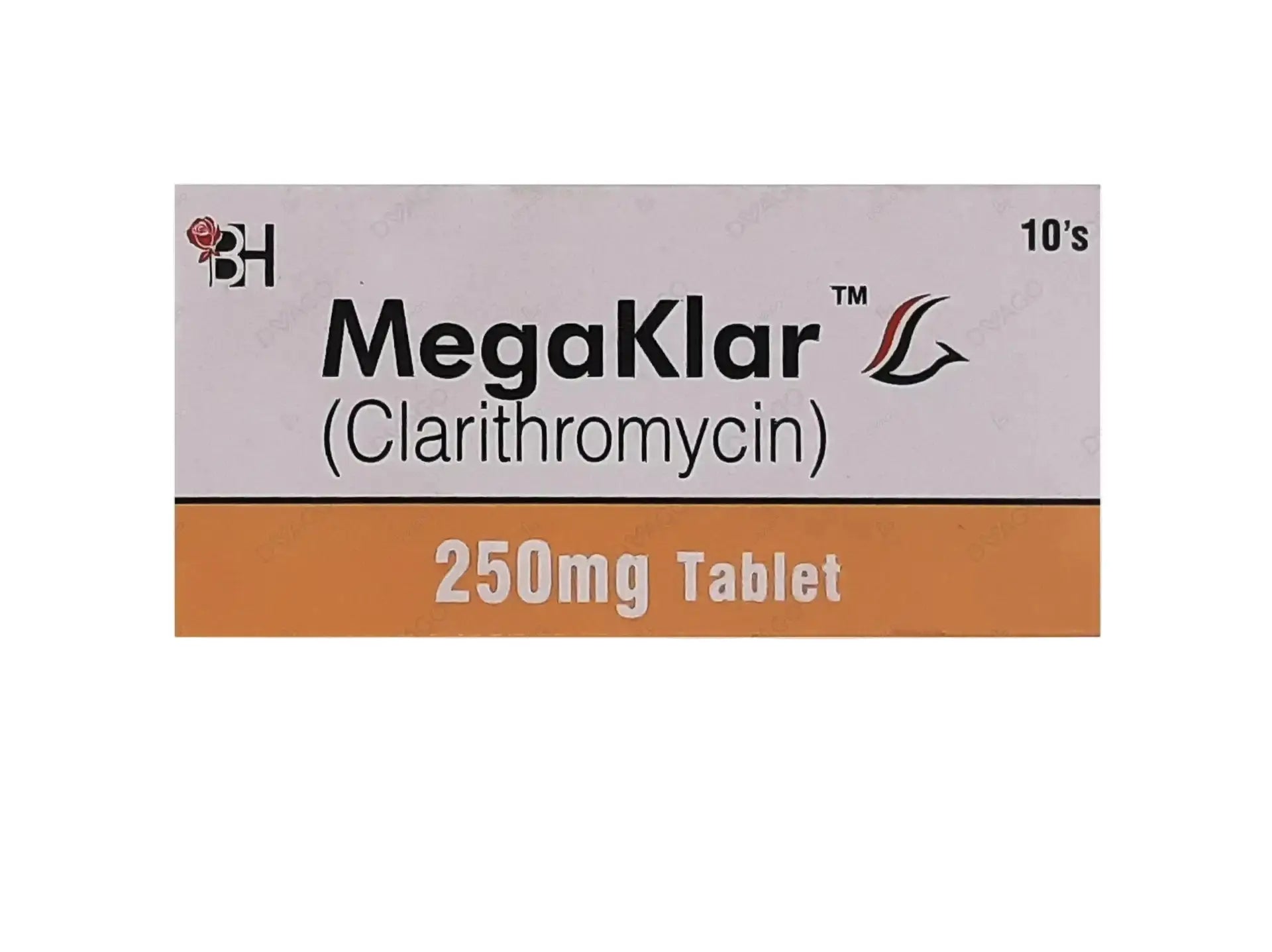 Megaklar 250mg Tablets – Antibiotic for Bacterial Infections