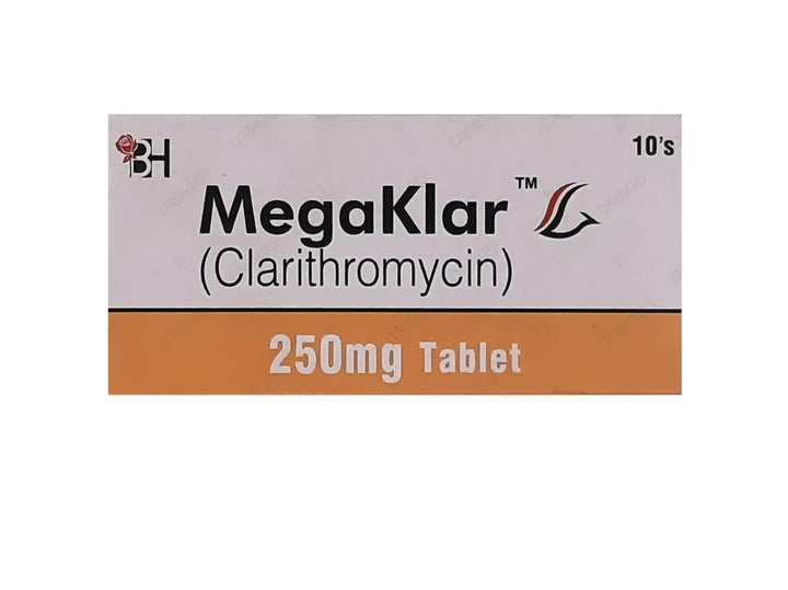 Megaklar 250mg Tablet