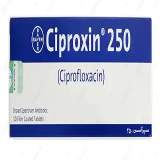 Ciproxin Tablets 250mg for Bacterial Infection Treatment