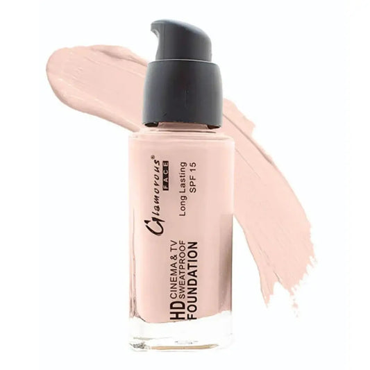Glamorous Face HD Liquid Foundation 05 Natural Tan | derma.pk