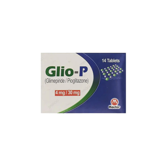 Glio-P Tablets 30mg/4mg – Pioglitazone & Glimepiride for Type 2 Diabetes – Available in Pakistan