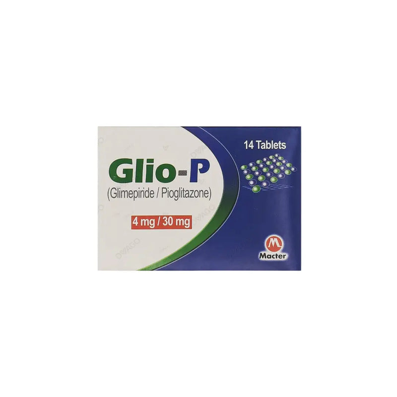 Glio-P Tablets 30mg/4mg – Pioglitazone & Glimepiride for Type 2 Diabetes