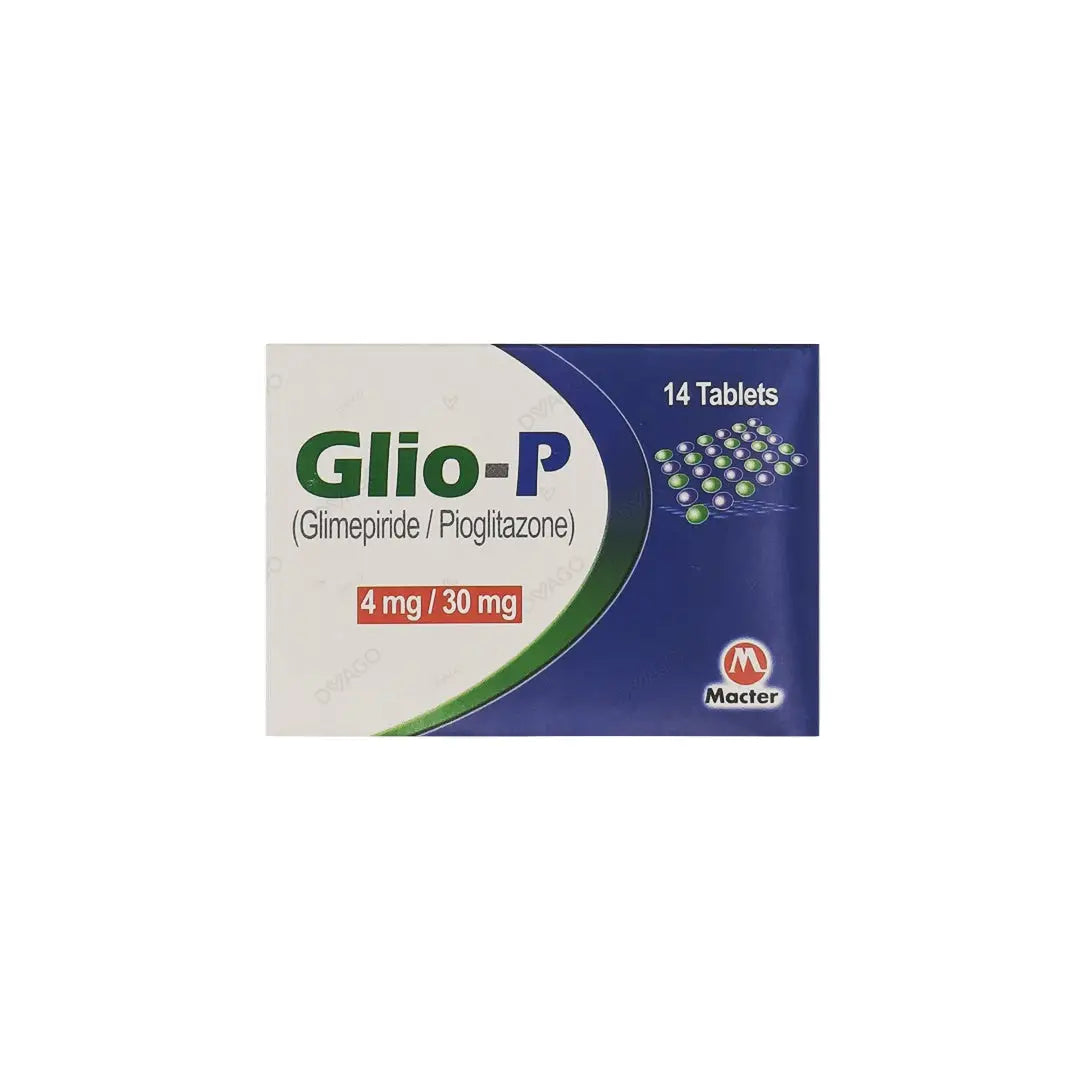 Glio-P Tablets 30mg/4mg – Pioglitazone & Glimepiride for Type 2 Diabetes – Available in Pakistan