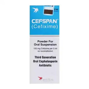 Cefspan 30ml Suspension 100mg/5ml – Cefixime for Bacterial Infections