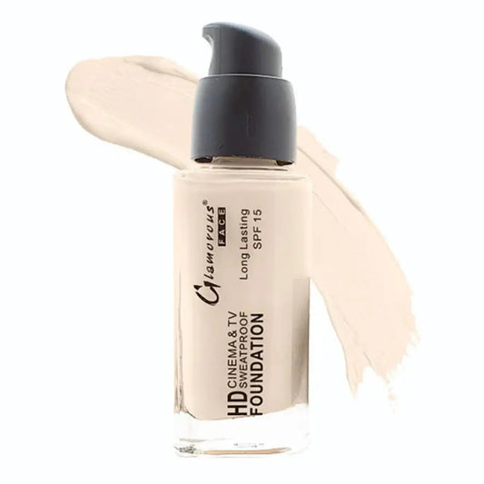 Glamorous Face HD Liquid Foundation 06 White Ivory | derma.pk