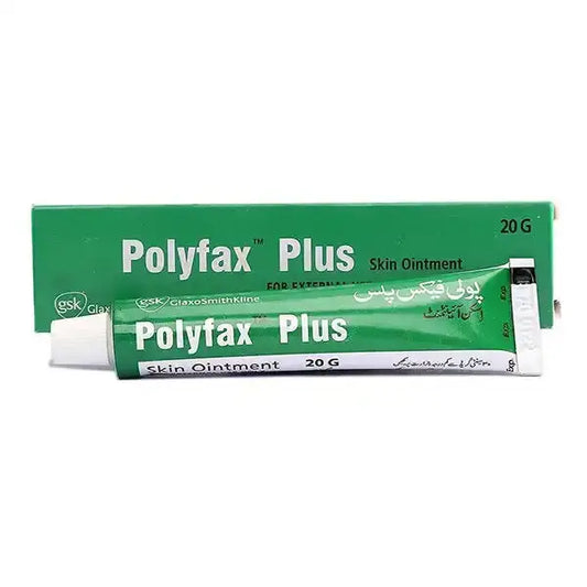 Polyfax Plus Ointment 20g – Antibiotic Ointment for Wound Care – Available in Pakistan