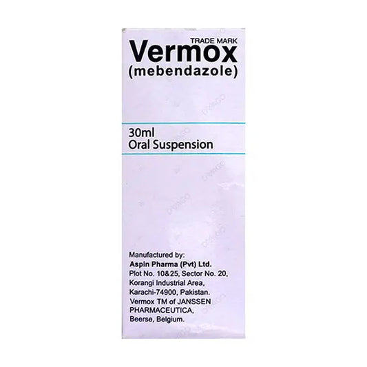 Vermox 30ml Suspension 100mg/5ml