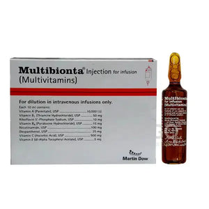 Multibionta Injection 10Ml - Multivitamin Injection for Health and Recovery