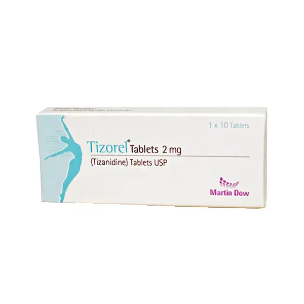 Tizorel 2mg Tablets (Tizanidine) for Muscle Spasms & Spasticity