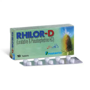 Rhilor-D Tablets – Allergy & Nasal Congestion Relief