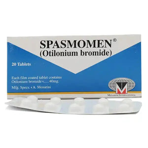 Spasmomen 40mg Tablets – Otilonium Bromide for IBS and Bowel Spasm Relief