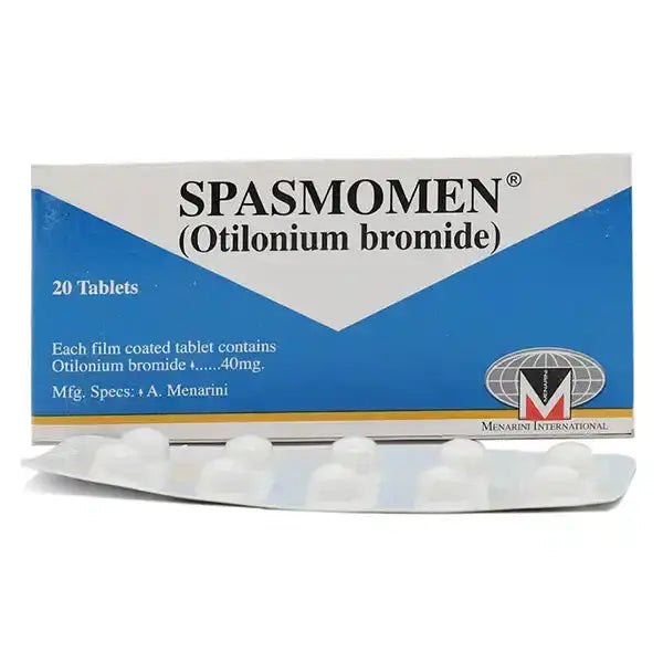 Spasmomen 40mg Tablets – Otilonium Bromide for IBS & Bowel Spasm Relief