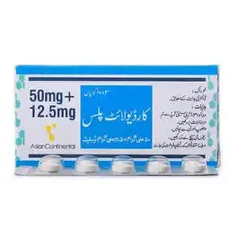 Cardiolite Plus Atenolol + Hydrochlorothiazide 50/12.5mg Tablets 30s