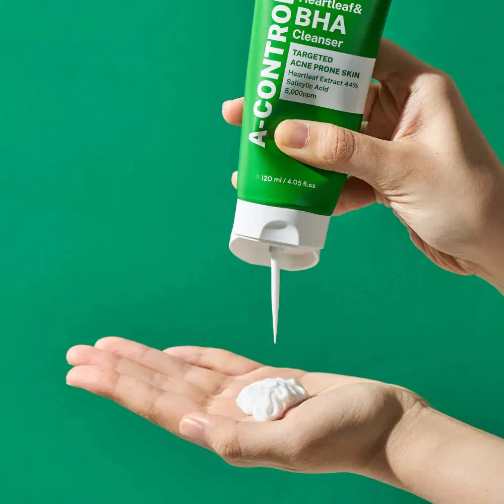 Nine less Nineless A-Control Heartleaf & BHA Foam Cleanser – back of packaging
