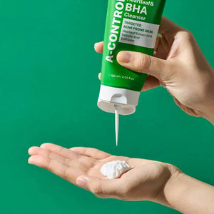 Nine less Nineless A-Control Heartleaf & BHA Foam Cleanser – back of packaging