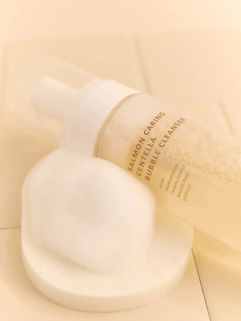 Heveblue Salmon Caring Centella Bubble Cleanser 30ml